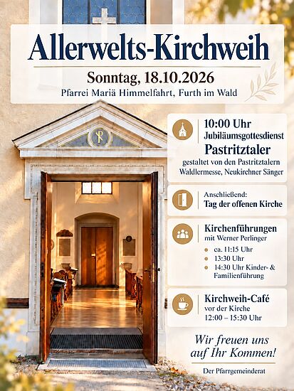 Kirchenführung in der Pfarrkirche Mariä Himmelfahrt in Furth im Wald