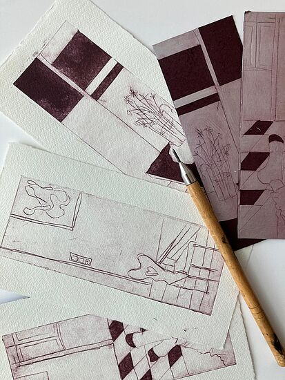 Alternative Drucktechniken - Drucken mit Milchkartons