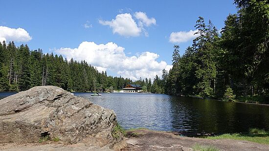 Fahrt nach Lohberghütte - Arbersee