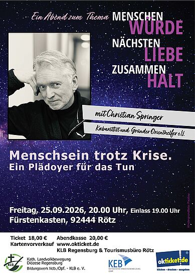 Menschsein trotz Krise.
