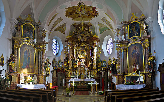 Führung durch die Wallfahrtskirche Weißenregen