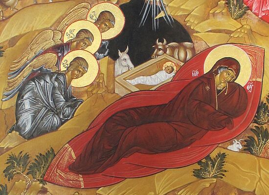 Ein anderes Bild von Weihnachten: 
Die Ikone der Geburt Christi