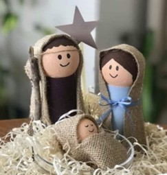 Weihnachtskrippe basteln